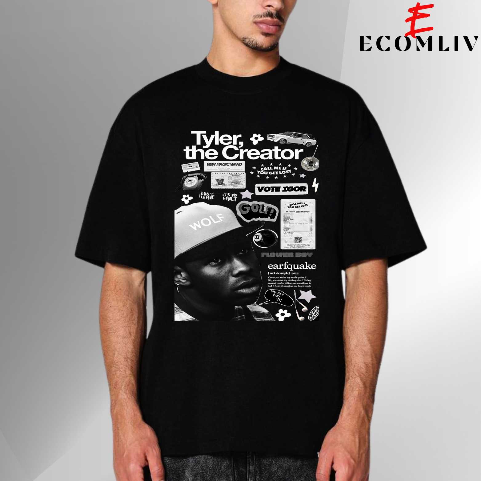 Tyler The Creator Graphic Tee, Rap Streetwear Unisex Shirt